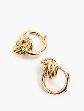 Çelik Geometrik Küpe