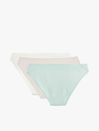 Pamuklu Rahat Kalıp 3'lü Brief Külot Seti