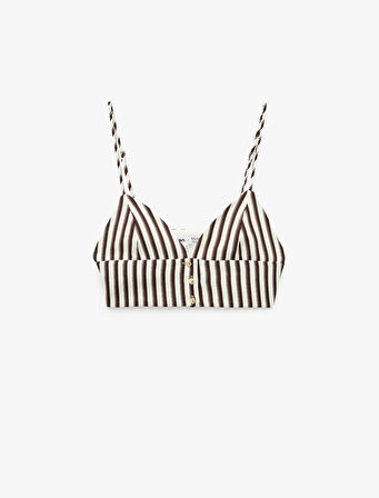 Koton X Melis Ağazat - Viskon Kumaş Astarlı İnce Askılı Büstiyer