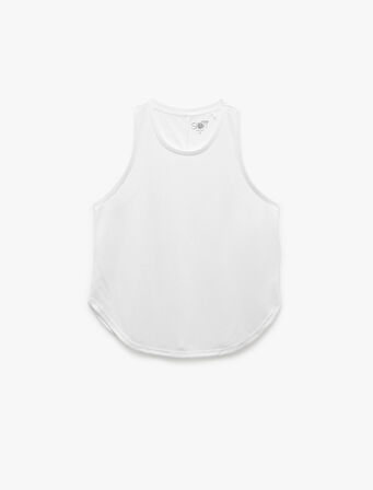 Kolsuz Bisiklet Yaka Basic Oversize Sporcu Atleti