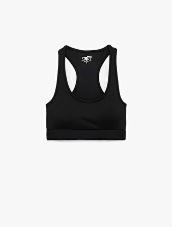 U Yaka Askılı Sporcu Sütyeni