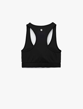 U Yaka Askılı Sporcu Sütyeni