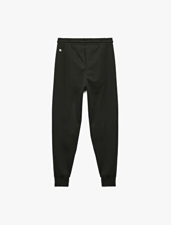 Ekstra Yüksek Bel Cep Detaylı Spor Jogger Eşofman Altı