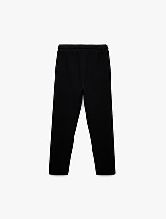 Beli Lastikli Pamuklu Şardonlu Basic Eşofman Altı