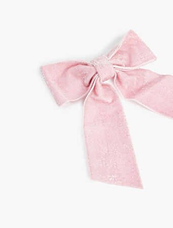 Sim Detaylı Fiyonklu Saç Tokası