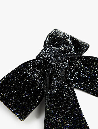 Sim Detaylı Fiyonklu Saç Tokası