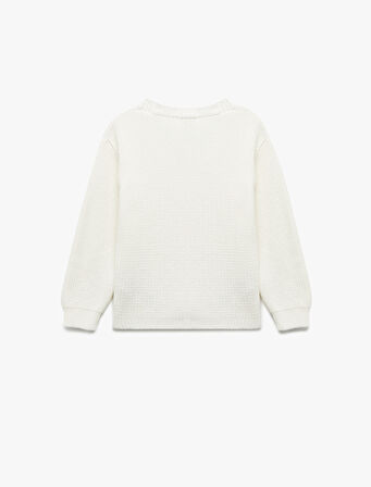 V Yaka Uzun Kollu Basic Triko Hırka