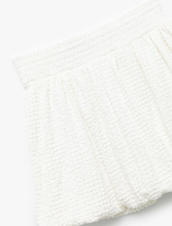 Pamuk Astarlı Fistolu Balon Etek