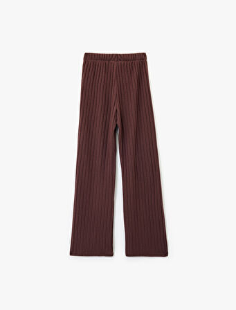 Rahat Kalıp Bol Düz Paça Pijama Altı