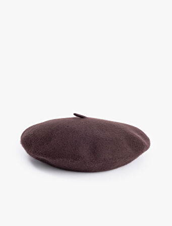 Koyun Yünü Karışımlı Ressam Şapka