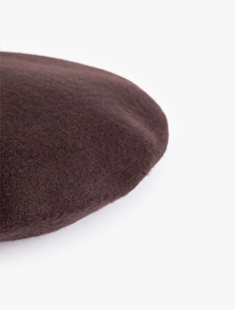 Koyun Yünü Karışımlı Ressam Şapka