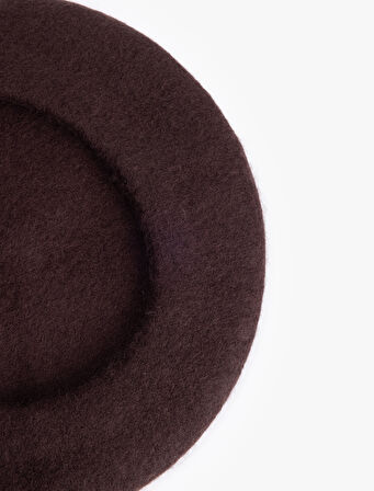 Koyun Yünü Karışımlı Ressam Şapka