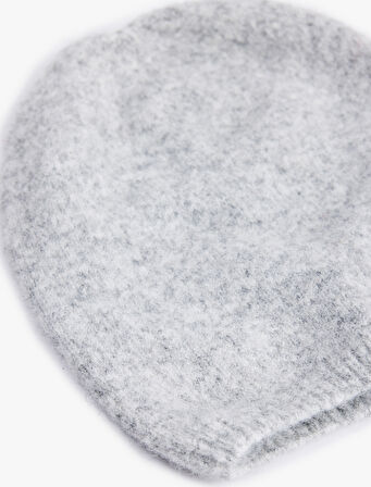 Yün Karışımlı Triko Bere