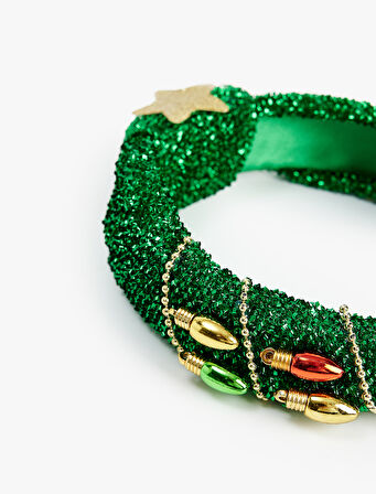 Parlak Yıldız Detaylı Yılbaşı Tacı