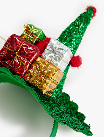 Yılbaşı Ağacı Aplike Detaylı Yılbaşı Tacı