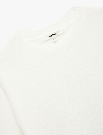 Uzun Kollu Bisiklet Yaka Triko Kazak