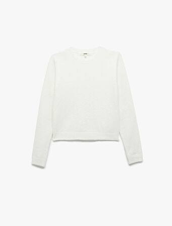 Uzun Kollu Bisiklet Yaka Triko Kazak