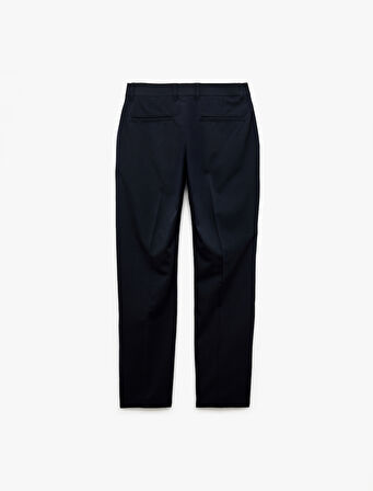 Normal Bel Slim Fit Düğmeli Cep Detaylı Kumaş Pantolon