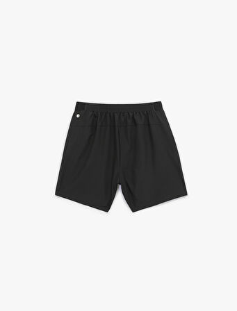 Beli Lastikli Kemer Detaylı Cepli Basic Spor Şort