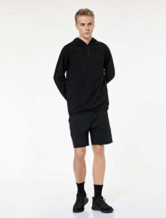 Cep Detaylı Biyeli Beli Bağcıklı Spor Şort