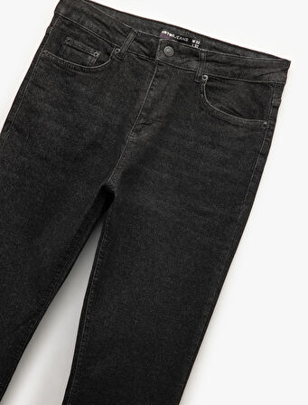 Pamuklu Normal Bel Slim Fit Jean Pantolon - Brad Jean