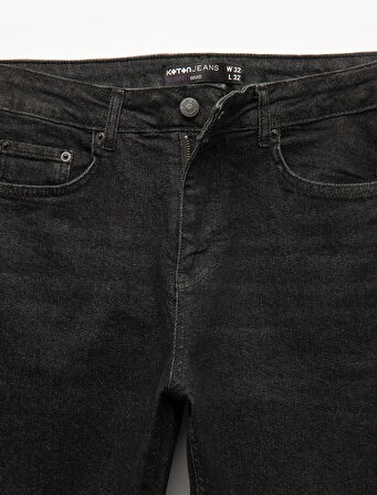 Pamuklu Normal Bel Slim Fit Jean Pantolon - Brad Jean