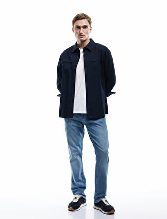 Normal Bel Pamuklu Straight Fit Jean Pantolon - Mark Jean