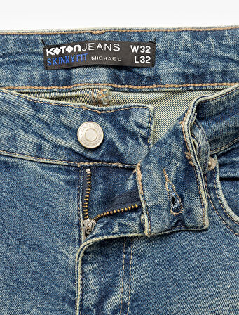 Normal Bel Skinny Fit Jean Pantolon - Michael Jean