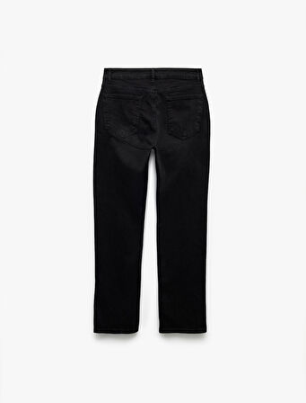 Normal Bel Pamuklu Straight Fit Jean Pantolon - Mark Jean