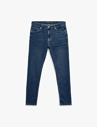 Normal Bel Pamuklu Skinny Fit Jean Pantolon - Michael Jean