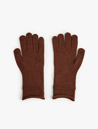 Dikiş Detaylı Uzun Eldiven