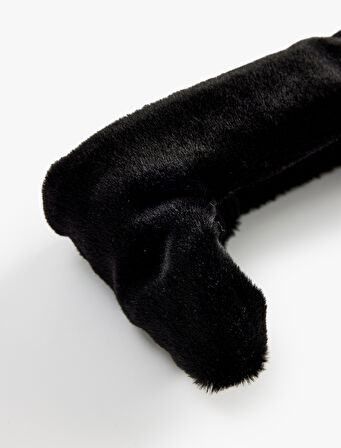 Arkası Lastikli Polar Kulaklık