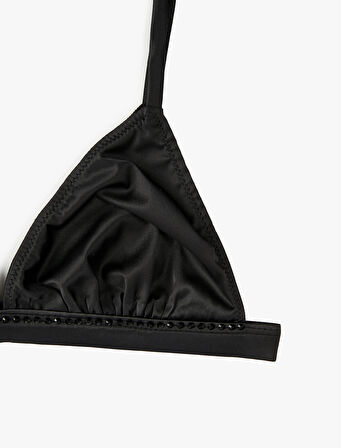 Rahat Kalıp Taş Detaylı Balensiz Dolgusuz Sütyen