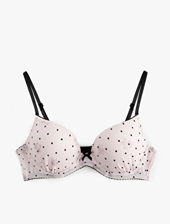 Fiyonklu Puantiyeli Ekstra Dolgulu Maximizer Sütyen