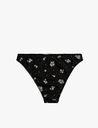 Pamuklu Çiçekli Külot