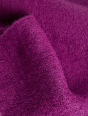 Yumuşak Dokulu Püsküllü Uzun Atkı