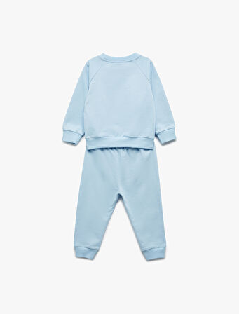 2'li Pamuklu Basic Eşofman Takımı 