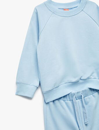 2'li Pamuklu Basic Eşofman Takımı 