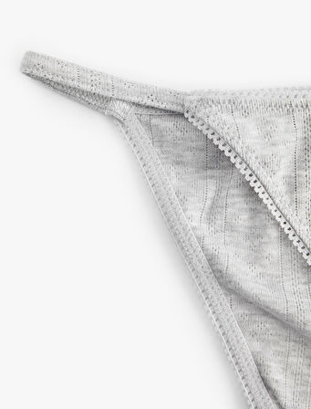 Yanları İpli Rahat Kalıp Brief Külot