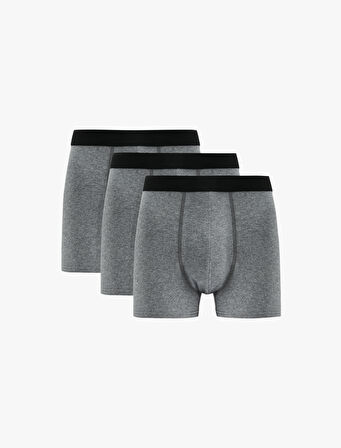 Pamuklu Basic 3'lü Boxer Seti