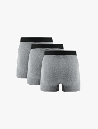 Pamuklu Basic 3'lü Boxer Seti