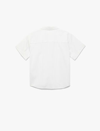 Pamuklu Klasik Yaka Kısa Kollu Gömlek