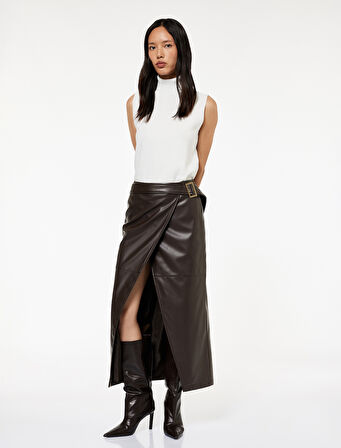 Balıkçı Yaka Kolsuz Body