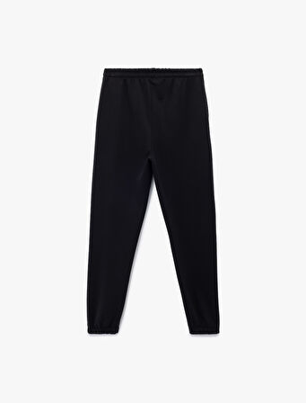Modal Kumaş Cepli Beli Bağlamalı Jogger Pantolon