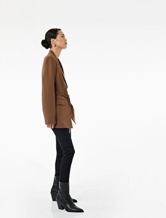 Yüksek Bel Pamuklu Skinny Jean Pantolon - Skinny Jeans