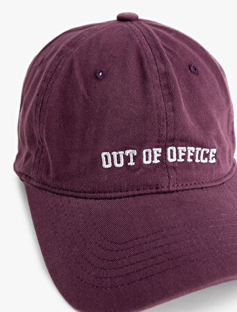 Pamuklu İşlemeli Kep Şapka