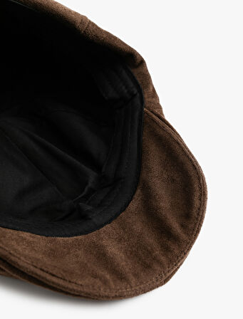 Suni Süet Kasket Şapka