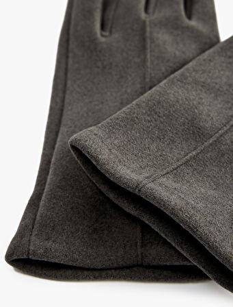 Kaşe Dikiş Detaylı Eldiven