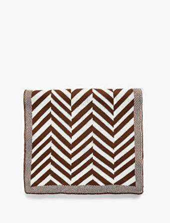 Balıksırtı Desenli Uzun Atkı