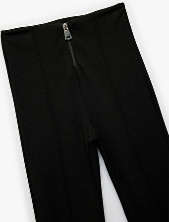 Viskon Karışımlı Slim Fit Basic Pantolon